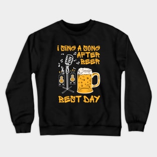 Beer and music Crewneck Sweatshirt